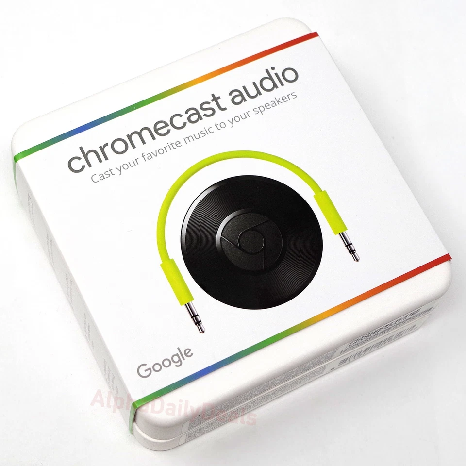 NEW Google Chromecast Audio Media Streamer Black RUX-J42 - Image 4 of 4
