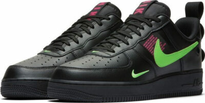 nike air force 1 lv8 ul black green