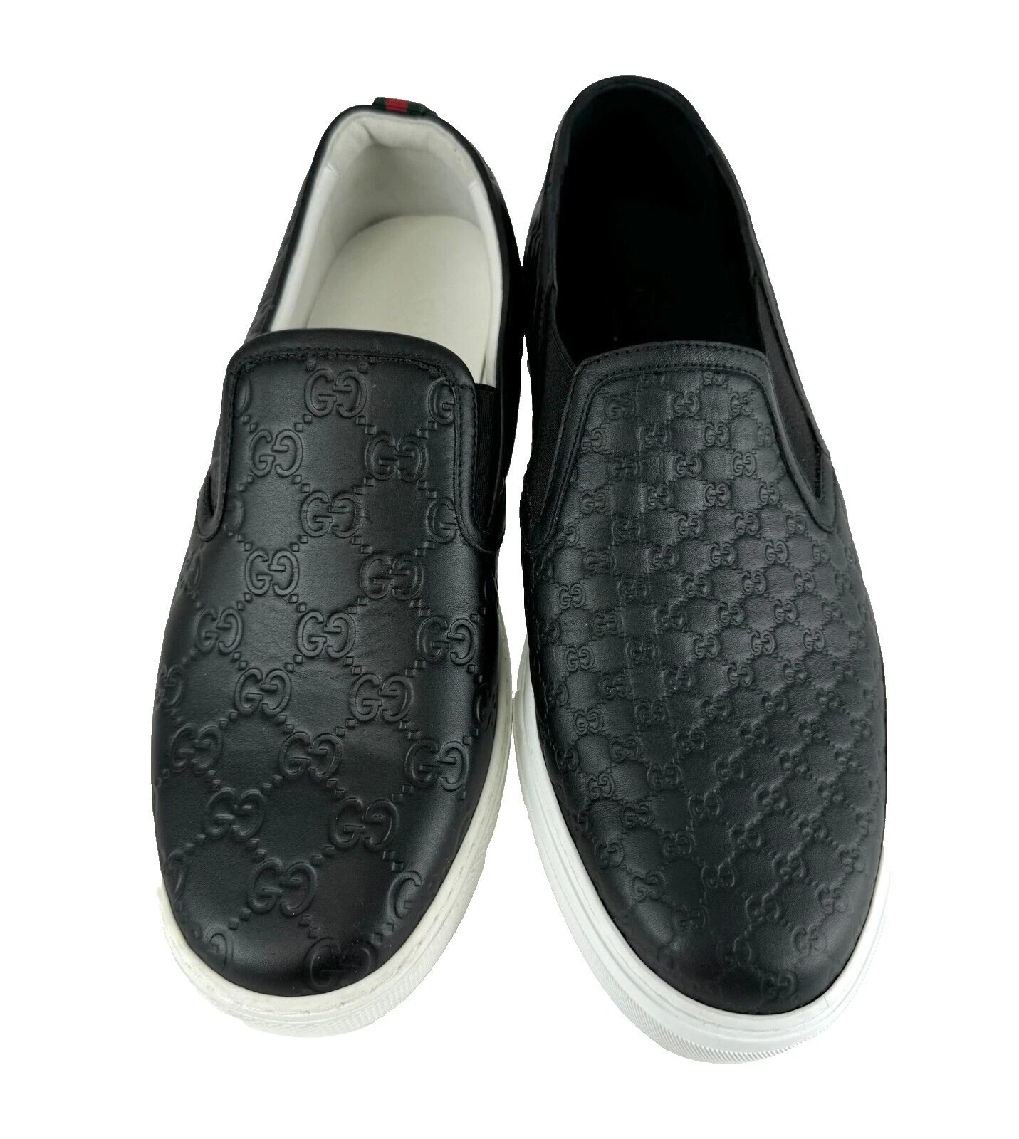 Chaussures Gucci neuves style Mis Match pointure 8,5 8 US 8 7,5 UK 41,5 EU noir GG en relief