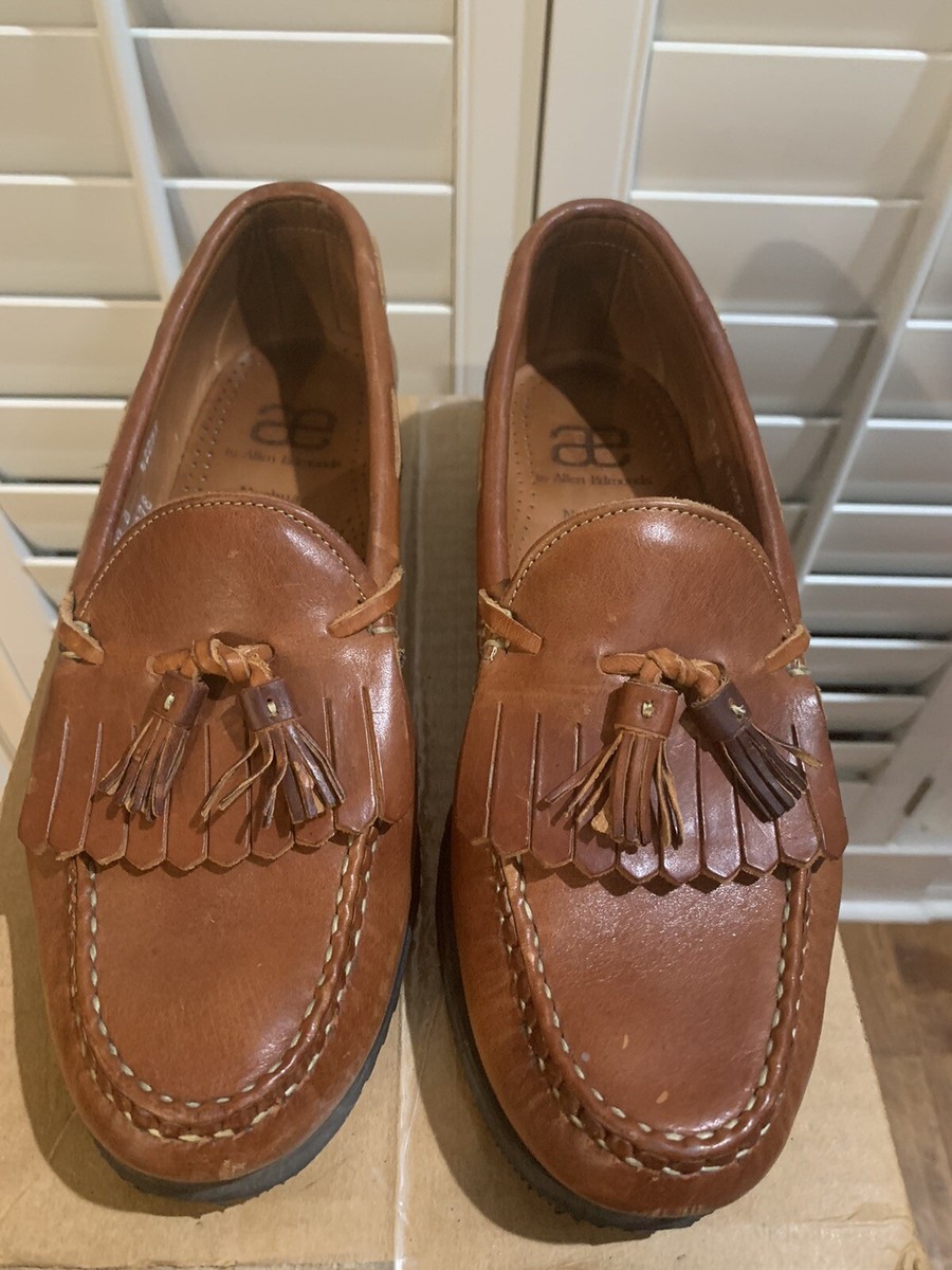 Allen Edmonds Nashua Brown Leather Tassel Kiltie Men display picture 1
