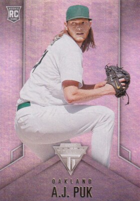 2020 CHRONICLES TITANIUM RC A.J. PUK OAKLAND ATHLETICS ROOKIE - E2392
