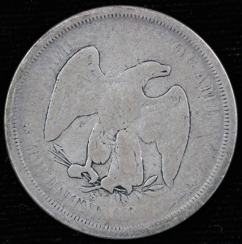 1875-S 20c Seated Liberty Twenty Cent Piece - Picture 2 of 2