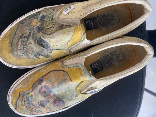 Vincent Van Gogh Slip-On Skull Vans