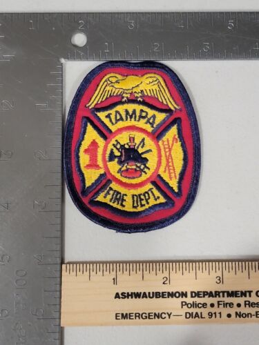 H2b Fire Department patch used Florida Tampa - Picture 1 of 2