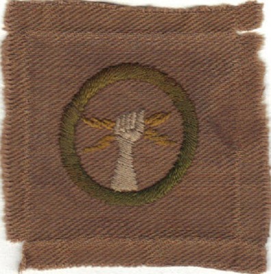 BOY SCOUT ELECTRICITY #2 SQUARE TEENS MERIT BADGE (TYPE AA) 