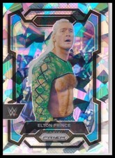 2024 Panini Prizm WWE Cracked Ice Prizm #124 Elton Prince 