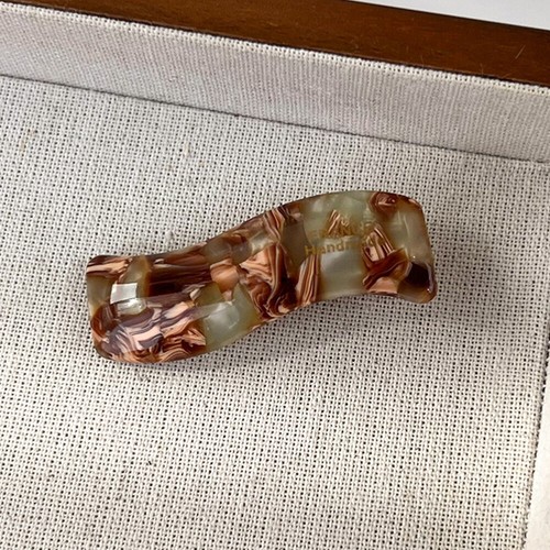 Fermagli per capelli donna in acetato ondulato clip laterale onda clip bordata stile francese vintage ∷ - Foto 19 di 20