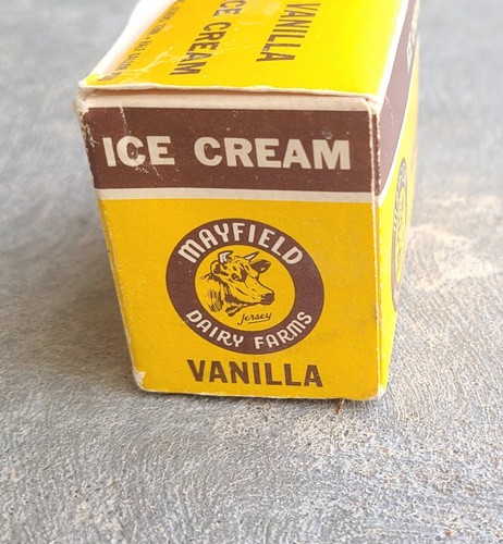 Vtg Mayfield Dairy Farms Salesman Sample Ice Cream Box & 2 Matchbooks Athens TN - Picture 4 of 17