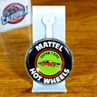 Hot Wheels Sweet Sixteen Redline Custom T-Bird Metal Button Pin Hong Kong 1968