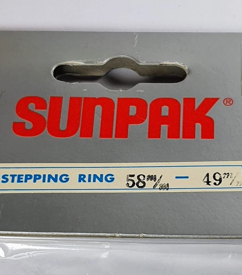 58-49mm Step-Down Lens Filter Converter Adapter Ring 58mm-49mm Metal E58 to E49 - Image 3 of 4