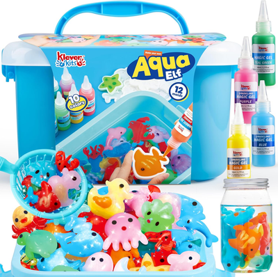 #ad Magic Water Gel Kit with 10 Gels 12 Molds Bottle DIY STEM Crafts Kit for Kids $67.99