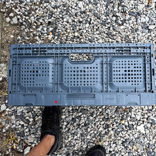 Plasgad 6426 Collapsible,stackable,interlocking, Ventilated crate/produce/dairy
