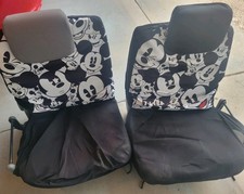 Disney Mickey Mouse Car Truck Front Seat Covers Headrest Covers Set Expression