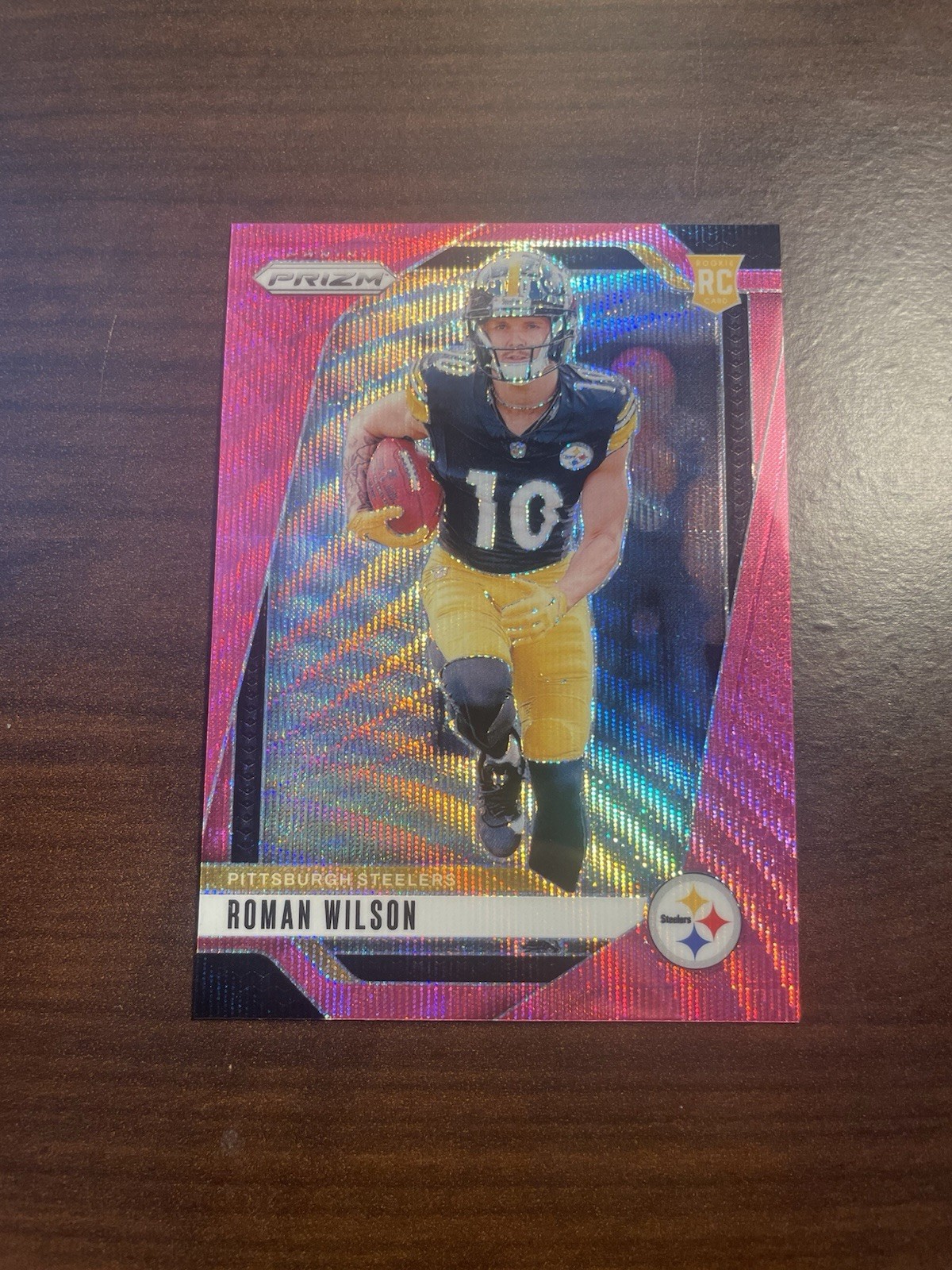 2024 Panini Prizm - Rookies Roman Wilson #384 Pink Prizm (RC)