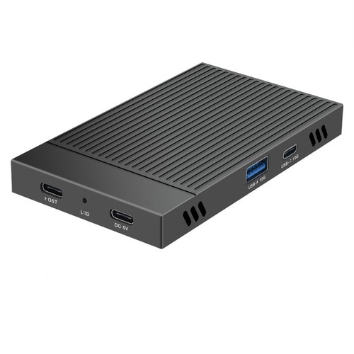 Double Bay NVMe M.2 SSD Case 10Gbps Aluminum Enclosure Docking for 2230-2280 - Afbeelding 2 van 8