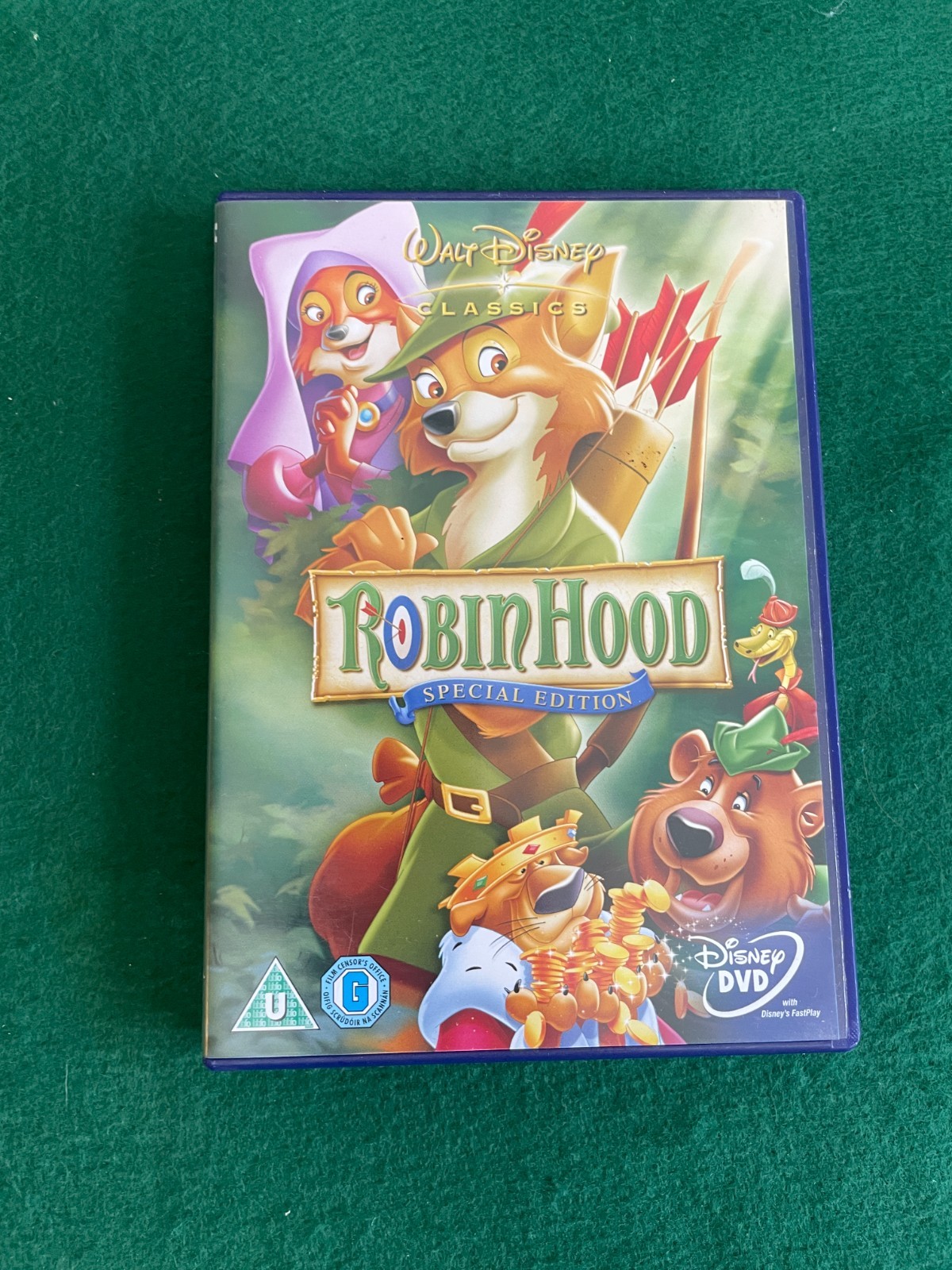 ROBIN HOOD SPECIAL EDITION WALT DISNEY DVD GOOD CONDITION