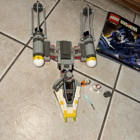 LEGO Star Wars Tie Fighter & Y-Wing Set 7150. 99% Complete W/ Instructions. Read