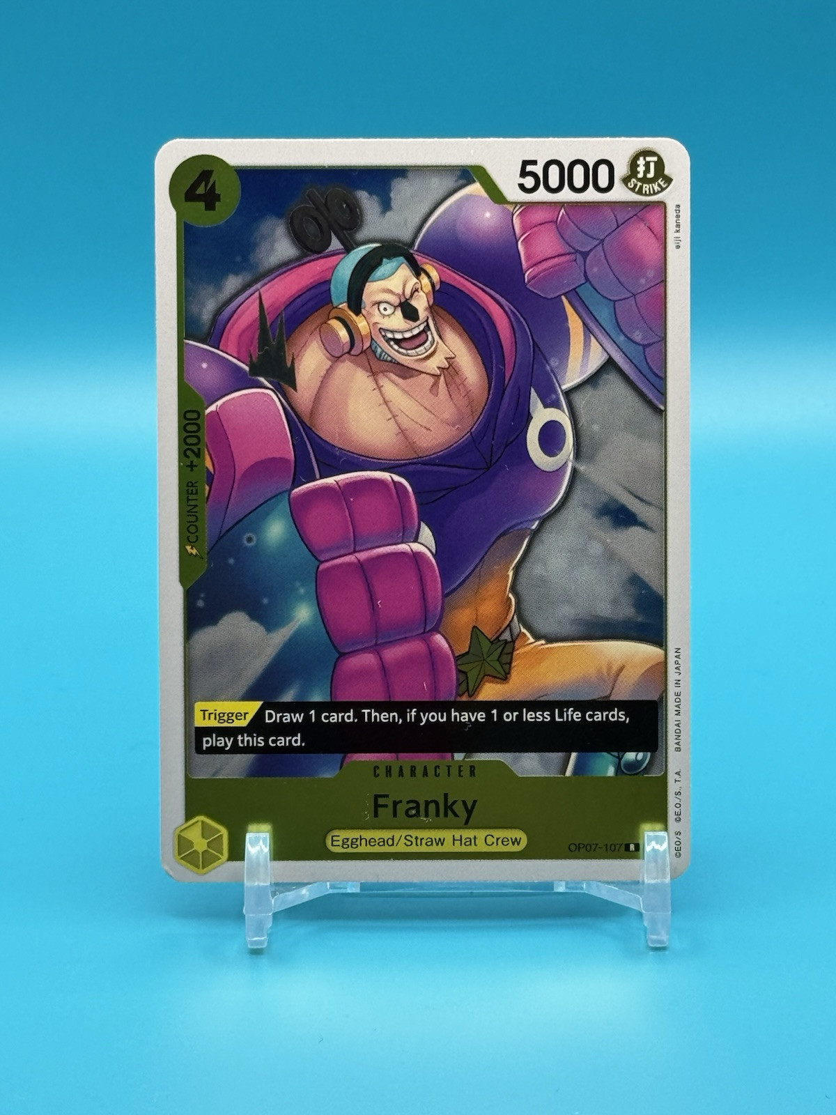 Franky - OP07-107 R - One Piece CCG - 500 Years In The Future - NM