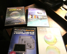 Lot of 4 Photoshop DVD's see description