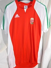 vtg adidas HUNGARY Soccer Blank Jersey Sz XL