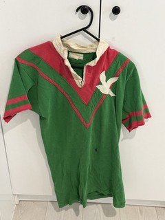 WYNNUM MANLY SEAGULLS RARE VINTAGE MATCH WORN 1960’s RUGBY LEAGUE JERSEY BRL QRL
