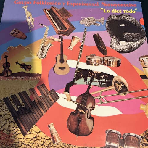 Grupo Folklorico Y Experimental Nuevayorquino – Lo Dice Todo LP VG+/VG+ LatinJaz