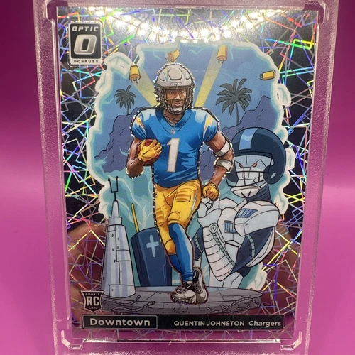 2023 Panini Donruss Optic - Downtown! Quentin Johnston #D-16 (RC)