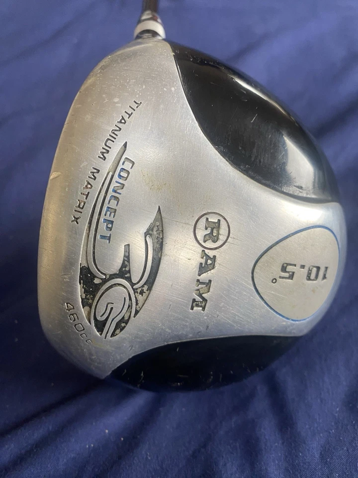 Ram Concept Driver 10.5 Degrees - Reg Graphite + H Cover 44”. VGC. - Image 3 of 4