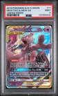 Mewtwo & Mew Gx Pokemon Sun & Moon Unified Minds 71 NM PSA 9