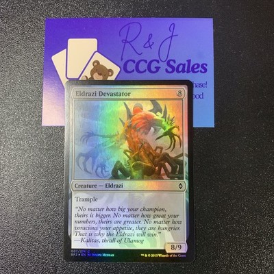 MTG - FOIL - Eldrazi Devastator - Battle for Zendikar - Near Mint