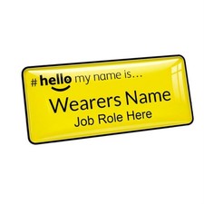 Hello My Name Is Badge Resin Coated Student Nurse Midwife Healthcare Assistant