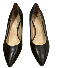 Marc Fisher LTD  Women's 9.5 M Block Heel Pointy Toe Pump Black