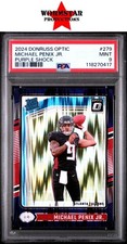 2024 Panini Donruss Optic #279 Michael Penix Jr. Purple Shock PSA 9 