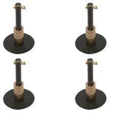 4 Snow Plow Shoe Skid Foot Assemblies For Western 49071 1303220