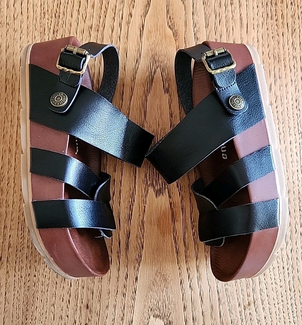 project cloud  Open- Toe  Platform sandals Size 7… - image 3