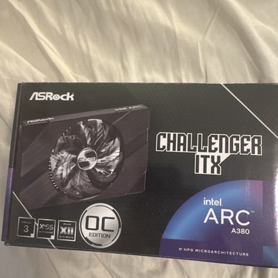 ASRock Intel Arc A380 Challenger ITX OC 6GB GDDR6 Graphics Card
