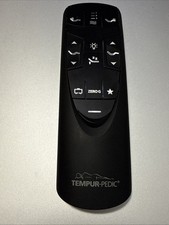 Genuine OEM Tempur-Pedic RF358A Black Remote JLDK.33.01.22 TESTED