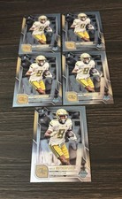 Lot (5) 2025 Bowman U Chrome Malik Rutherford Base Atlanta Falcons RC