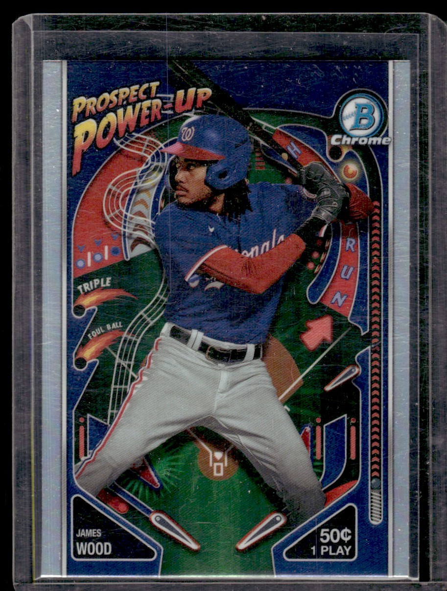2024 Bowman Prospect Power-Up James Wood Washington Nationals #PP-14
