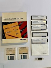 Lot: Microsoft QuickBasic 4.0  4.5 USB  Disks - TESTED