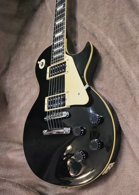 [Greco] EG700 Black Made in JPN 1977 Vintage LP Type Solid Body E-Gitarre