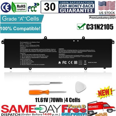  C31N2105 Battery For Asus VivoBook 15X OLED X1503ZA S 15 K3502ZA 15X M1503QA