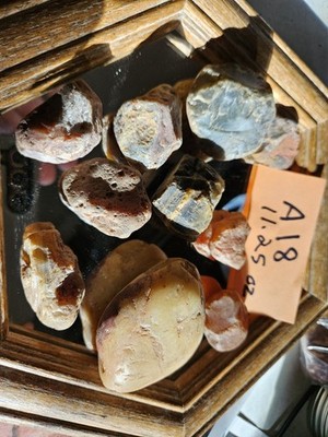  Lake Superior Hand Picked NATURAL  Agates 11.25 ozs  Beautiful Bands  LSA 