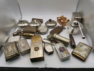 Vesta Cases Antique Vintage Silver Plate Tobacciana Collectables