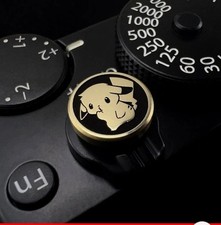 Shutter Button Shutter Release Pikachu copper Suitable for Fuji Nikon Leica Sony
