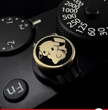 Shutter Button Shutter Release Pikachu copper Suitable for Fuji Nikon Leica Sony