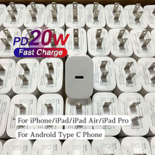 Lot 20W USB C Type C Fast Charger Power Adapter Block For i Phone i Pad Samsung