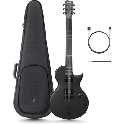 Kohlefaser E-Gitarre mit Alnico-Tonabnehmer-Duo und Drahtlosfunktion