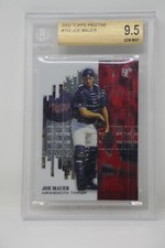 2002 Topps Pristine #152 Joe Mauer/1999 Rookie 🔥Beckett 9.5 GEM MINT