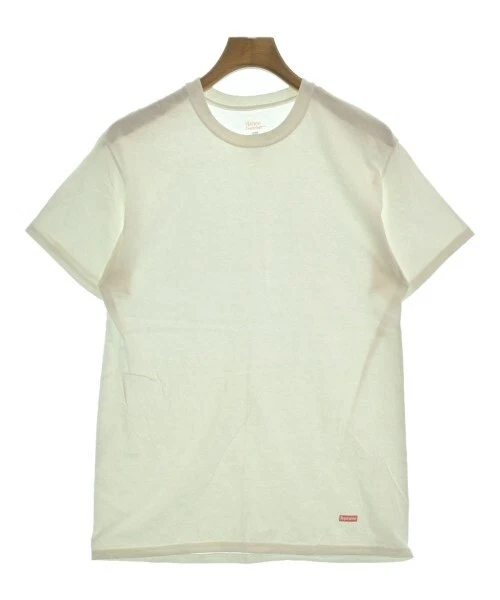 T shirt Supreme/Coupe et Couture Blanc M 2200509968179